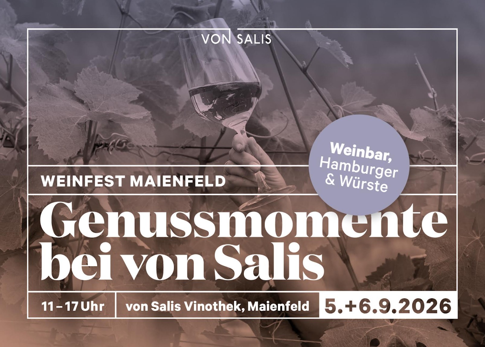 Weinfest Maienfeld Von Salis Wein 2026