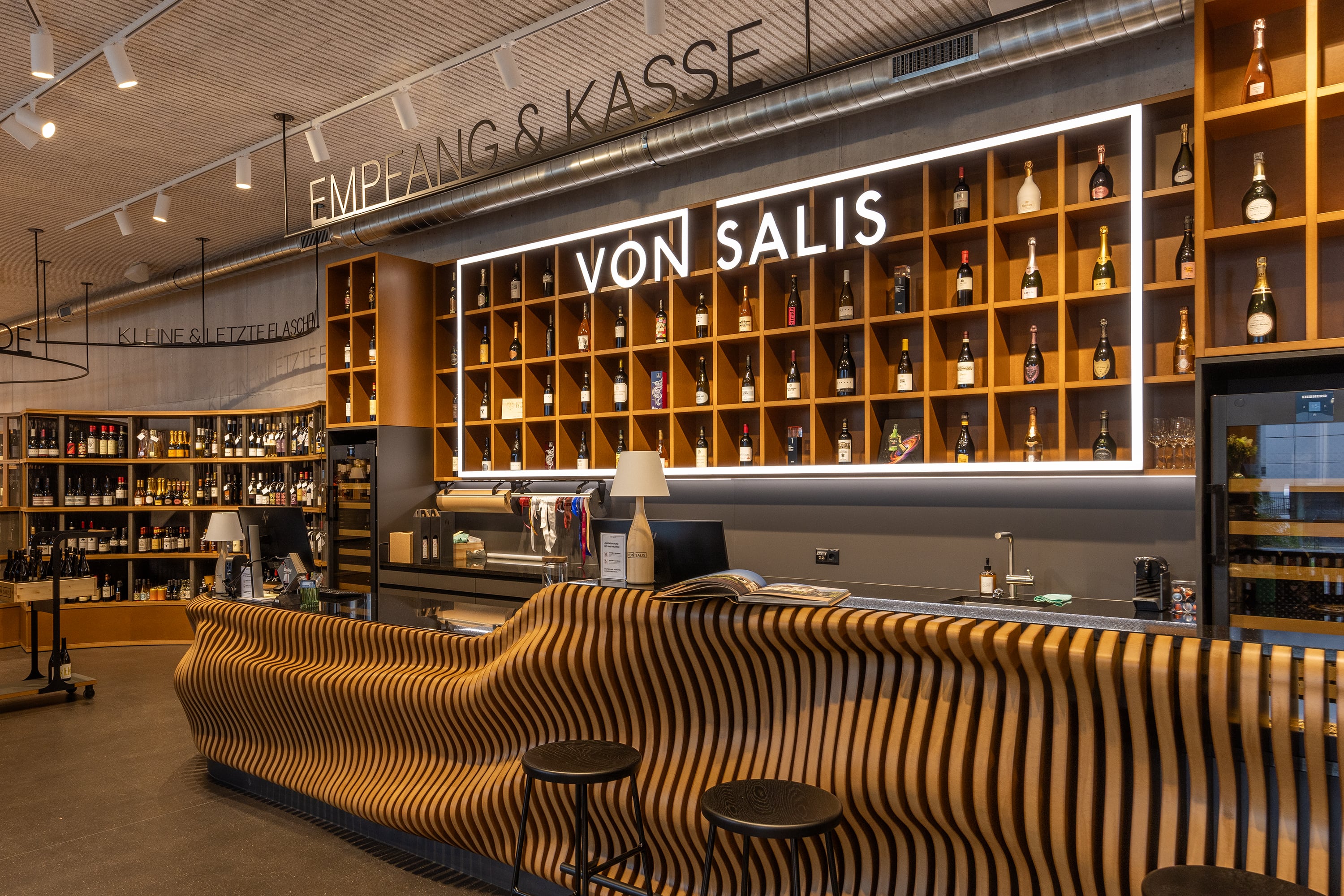 Von Salis Vinothek Maienfeld Empfang