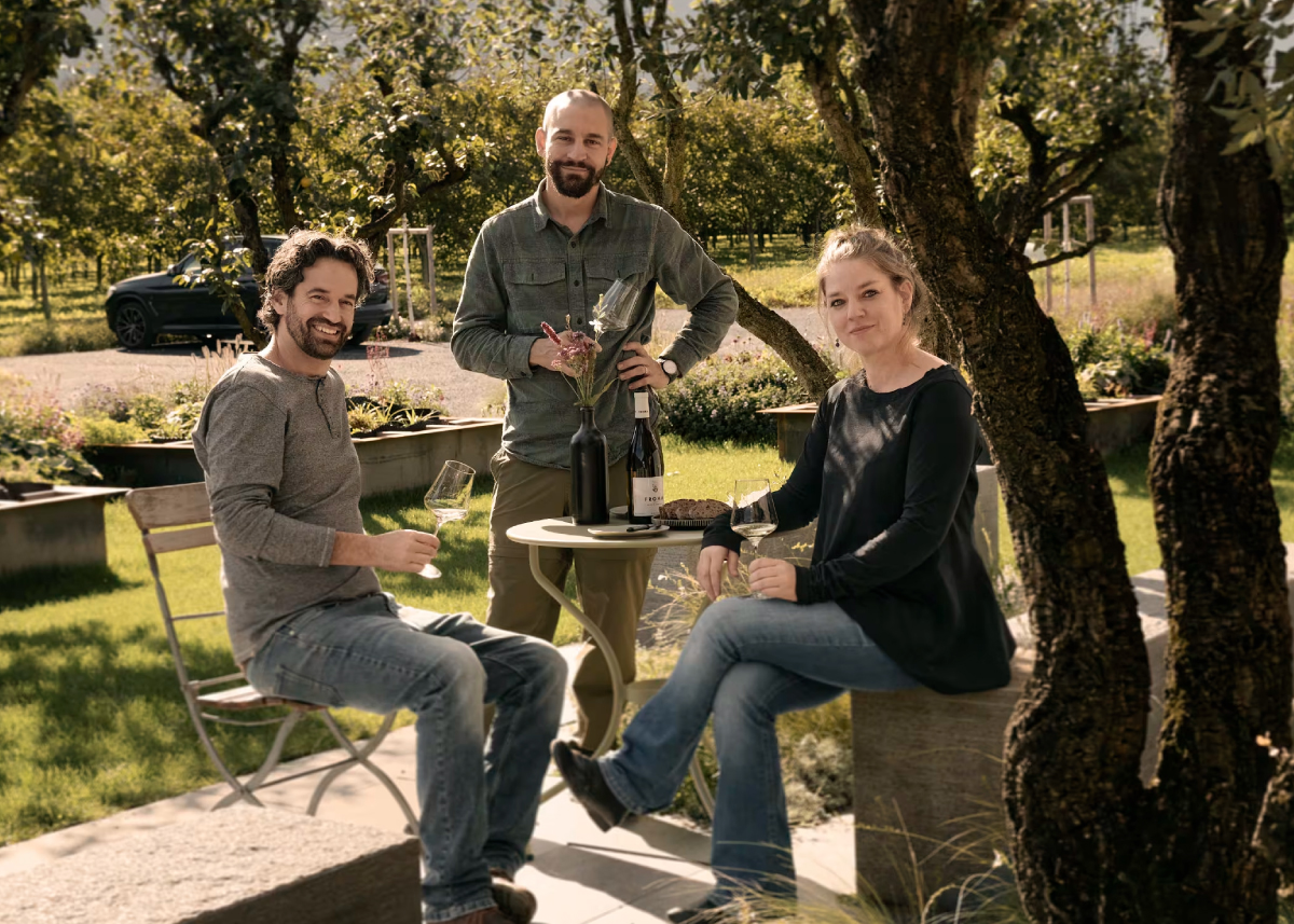 Marco Fromm Degustation Event Von Salis Wein Maienfeld