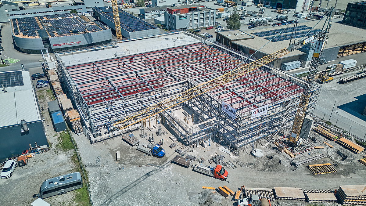 Vonsalis Neubau Maienfeld Stahlbau