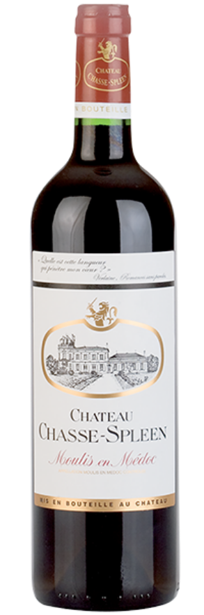 Château Chasse-Spleen 2015, Cru Bourgeois Exceptionnel Moulis AC, Merlot, Cabernet Sauvignon, Petit Verdot, Bordeaux, Robert Parker: 82