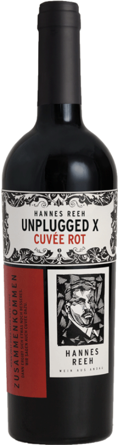Hannes Reeh Unplugged X Cuvée Rot 2017, Burgenland, 6er-Holzkiste, Cabernet Sauvignon, Zweigelt, Merlot, Cabernet Franc, Burgenland