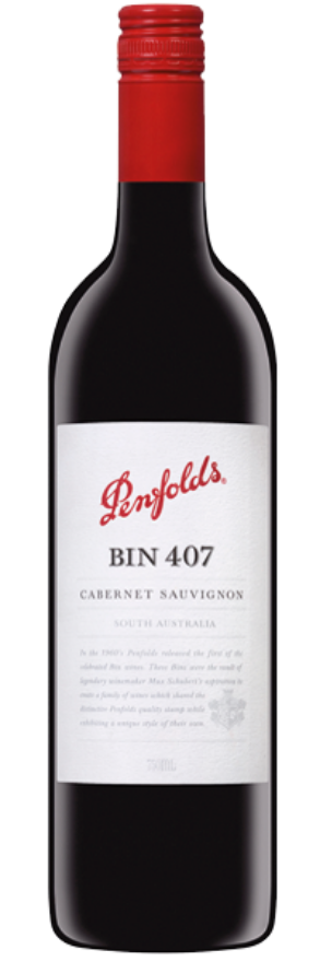 Penfolds Bin 407, Cabernet Sauvignon 2017 Penfolds Bin 407, Cabernet Sauvignon 2017