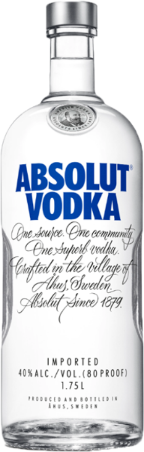 Absolut Vodka 40°, Schweden