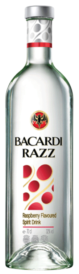 Bacardi Razz Raspberry 32°, Flavoured Rum