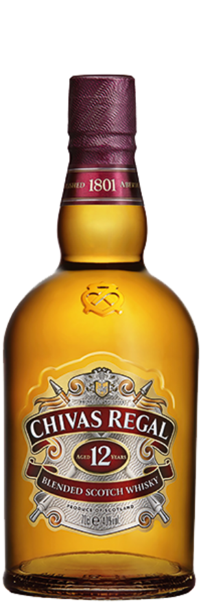 Chivas Regal Whisky 12 years 40°, Blended Scotch Whisky