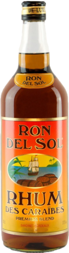Colonial Rum Ron del Sol 37.5°, Karibik Rhum
