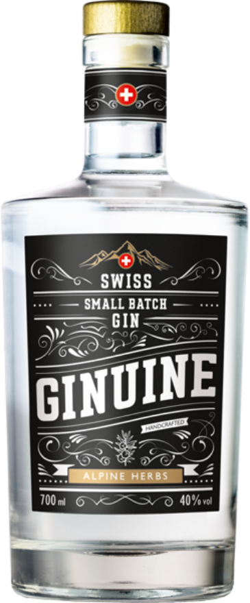 Ginuine Alpine Herbs Dry Gin 40°, Schweiz, Winterthur
