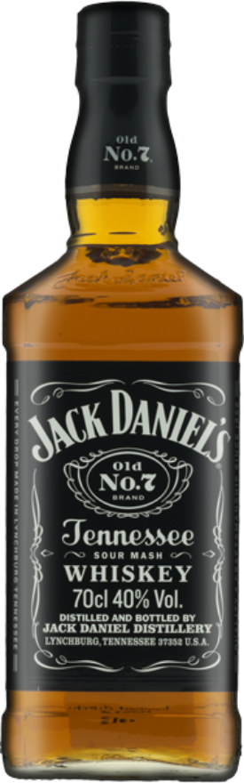 Jack Daniel´s No.7 Black Label 40°, Tennessee Whiskey