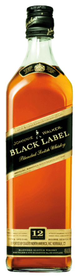 Johnnie Walker Black Label 40°, Blended Scotch Whisky