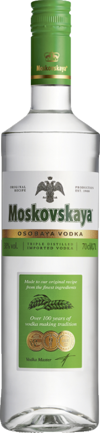 Moskovskaya Vodka 38°, Russland