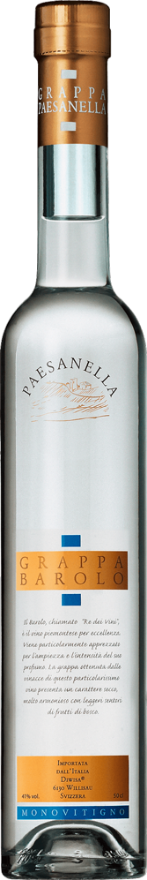 Paesanella Grappa di Barolo 41°, Italien, Piemont