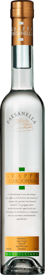 Paesanella Grappa di Chardonnay 41°, Italien, Piemont