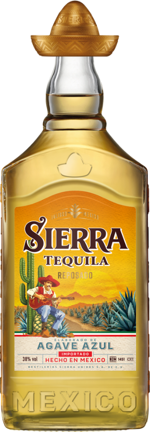 Sierra Tequila Reposado Gold 38°, Mexiko