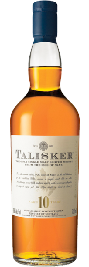 Talisker Malt Whisky 10 years old 45.8°, Schottland – Isle of Skye