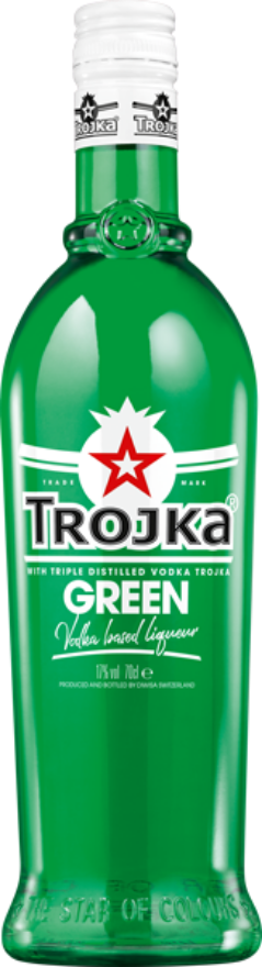 Trojka Green Vodka Liqueur 17°, Schweiz