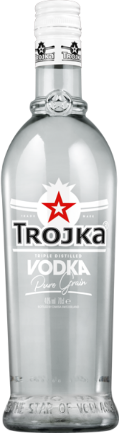 Trojka Pure Grain Vodka 40°, Schweiz