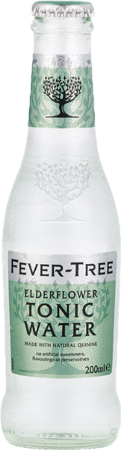 Fever Tree Elderflower/Holunderblüte Tonic 0°, Grossbritannien, 24er-Pack, Grossbritannien