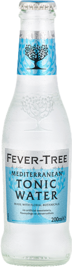 Fever Tree Mediterranean Tonic Water 0°, Grossbritannien, 24er-Pack, Grossbritannien