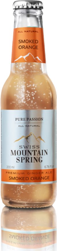 Swiss Mountain Spring Smoked Orange Ginger Ale 0° Swiss Mountain Spring Smoked Orange Ginger Ale 0°