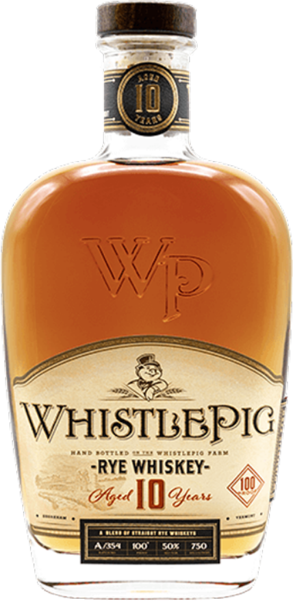Whistle Pig Small Batch Rye Whiskey 10 years 50°