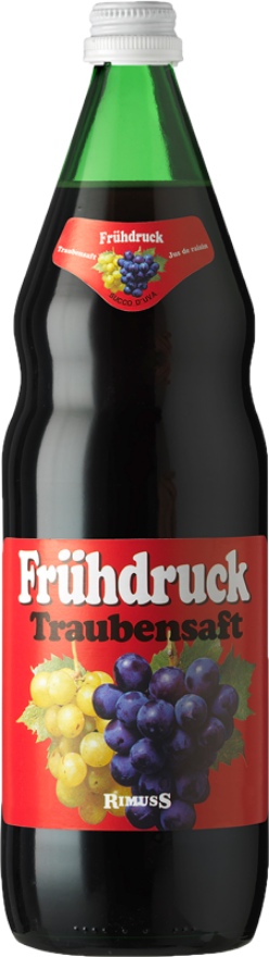 Traubensaft Urpress Frühdruck, Roter Traubensaft, Alkoholfrei, 12er-Harass