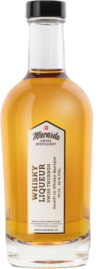Macardo Thurbon Whisky Liqueur 35°, Schweiz, Strohwilen