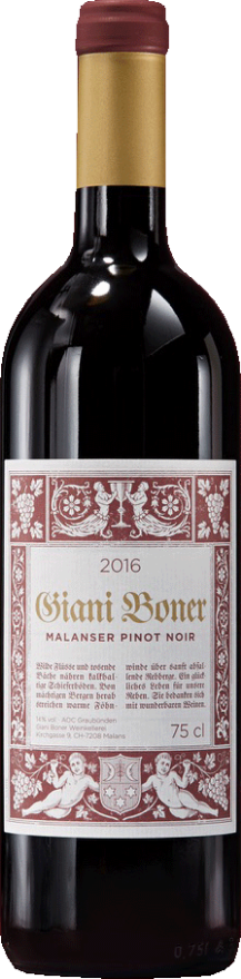 Giani Boner Malanser Pinot Noir 2018, AOC Graubünden, Pinot Noir, Graubünden