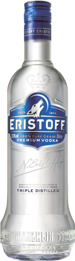 Eristoff Vodka 37.5°