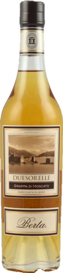 BERTA Duesorelle Grappa di Moscato 40°