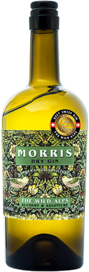 The Wild Alps Morris London Dry Gin 47°, 50cl, Schweiz, Balgach