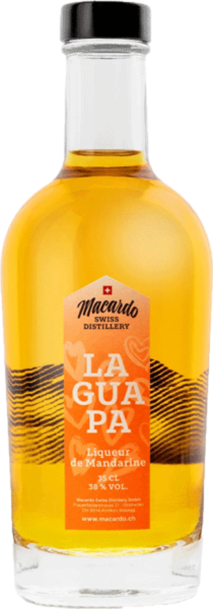 Macardo La Guapa Mandarinen Liqueur 38°, Schweiz, Strohwilen