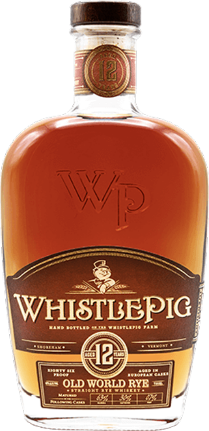 Whistle Pig World Rye Whiskey 12 years old 43°, USA