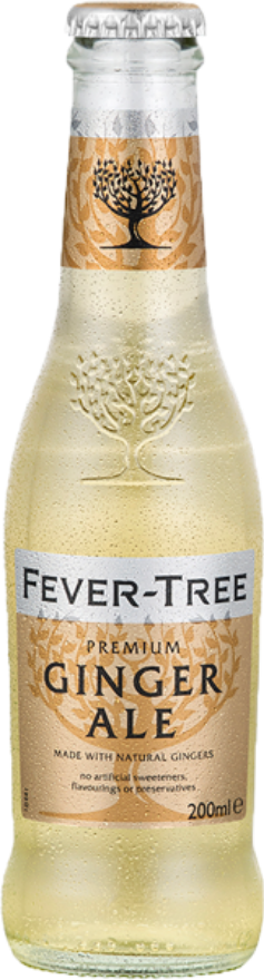 Fever Tree Premium Ginger Ale 0°, Grossbritannien, 4er-Pack, Grossbritannien