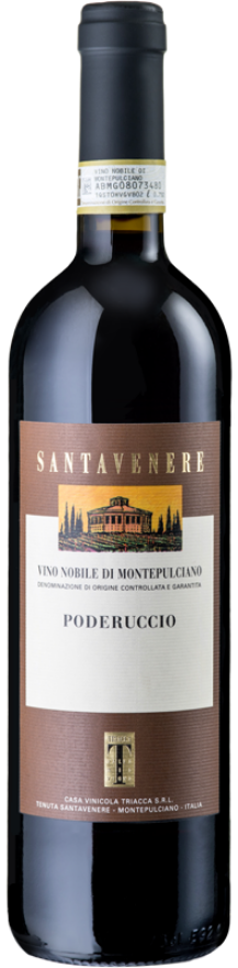 Triacca Poderuccio 2018, Vino Nobile di Montepulciano DOCG, Sangiovese, Merlot, Toscana, James Suckling: 92, Luca Maroni: 90