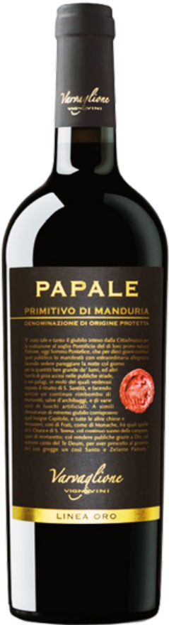 Papale Linea Oro Primitivo di Manduria 2019, Primitivo di Manduria DOP, Primitivo, Puglia