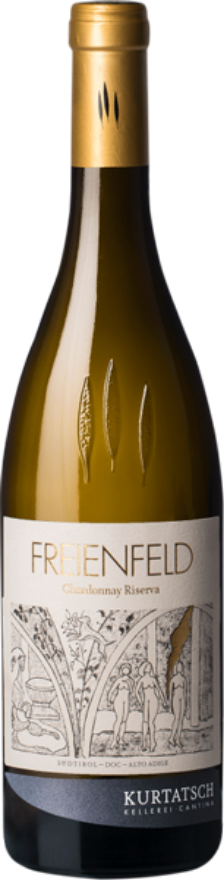 Kurtatsch Chardonnay Riserva Freienfeld 2019, Alto Adige DOC, 6er-Holzkiste, Chardonnay, Alto Adige (Südtirol), James Suckling: 94, Falstaff: 91