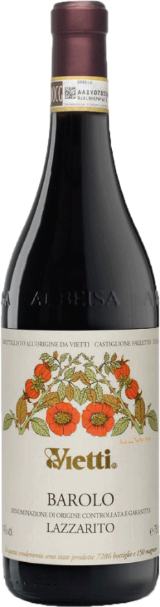 Vietti Barolo Lazzarito di Serralunga 2018, Barolo DOCG, Nebbiolo, Piemonte, Robert Parker: 96, James Suckling: 93, Falstaff: 97, Wine Spectator: 94