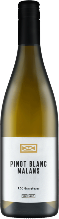von Salis Malanser Pinot Blanc 2021, AOC Graubünden, Pinot Blanc, Graubünden, Grand Prix du Vin Suisse: 2, Mondial des Pinots: 1