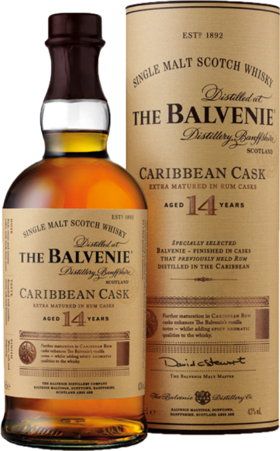 The Balvenie Caribbean Cask 14 years old 43°, Speyside, Schottland