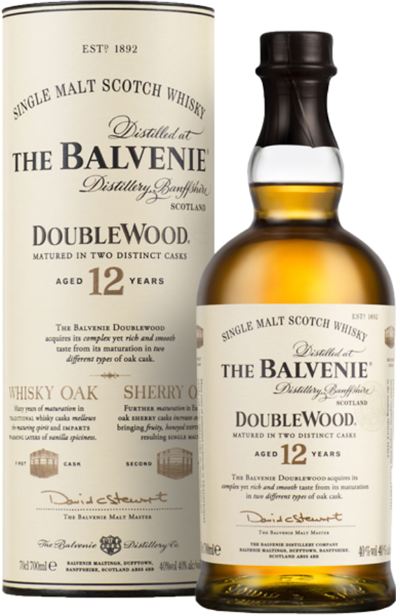 The Balvenie Double Wood 12 years old 40°, Speyside, Schottland