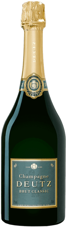 Deutz Champagner Brut Classic, 75cl, Frankreich, Champagne, Chardonnay, Pinot Noir, Pinot Meunier, James Suckling: 93, Robert Parker: 90, Falstaff: 93