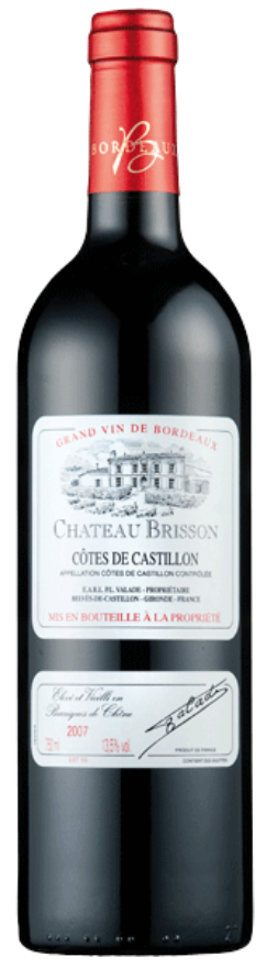 Château Brisson 2015, Côtes de Castillon AC, Merlot, Cabernet Sauvignon