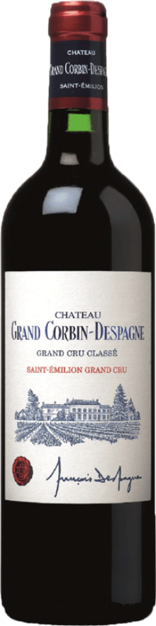 Château Grand Corbin Despagne 2016, St. Emilion Grand cru classé AOC, 12er-Holzkiste, Merlot, Cabernet Sauvignon, Cabernet Franc, Bordeaux