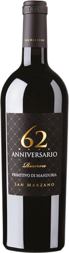 Cantine San Marzano 62 Anniversario Riserva 2018 Cantine San Marzano 62 Anniversario Riserva 2018