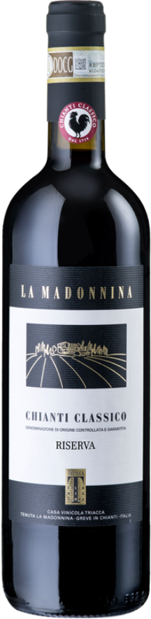 Triacca La Madonnina Chianti Riserva 2018, Chianti Classico DOCG, Sangiovese, Toscana, James Suckling: 93, Luca Maroni: 91