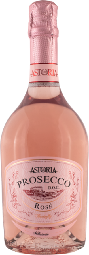 Astoria Prosecco Rosé Millesimato Butterfly 2021, Prosecco DOC, Glera, Pinot Noir