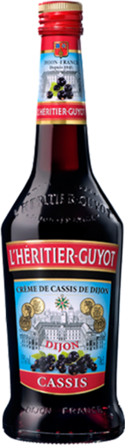 Crème de Cassis de Dijon L'Héritier Guyot 16°, Frankreich