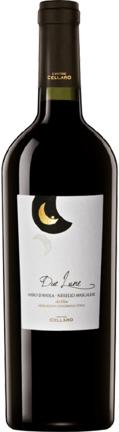 Cantina Cellaro Due Lune 2020, Terre Siciliane IGT, Nero d'Avola, Nerello Mascalese, Sicilia