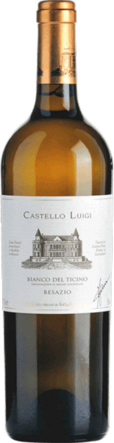 Castello Luigi Bianco 2017, Bianco del Ticino DOC  (Rarität), Chardonnay, Tessin